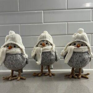 Target 2015 Winter Wonderland bird collection-set of 3